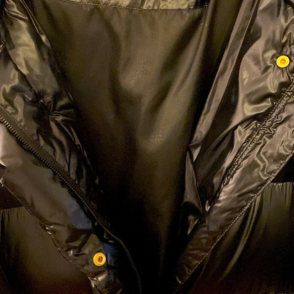 DONNA KARAN GENUINE GOOSE FEATHER DOWN puffer coat - Picture 8 of 8